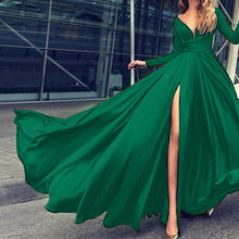 Load image into Gallery viewer, Sexy Women Long Dress Boho Club Red Blue Dress Bandage Long Dress Party Bridesmaids Infinity Robe V-neck Elegant Dresses